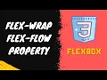 34 CSS Flex-wrap property no-wrap wrap flex-flow Shorthand Property - CSS3 Flexbox