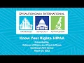 Know Your Rights:  Health Insurance Portability and Accountability Act Mp3 Song Download