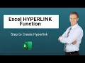 Excel Hyperlink Function Formula How to create hyperlink in excel