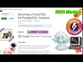 Securing a Cloud SQL for PostgreSQL Instance