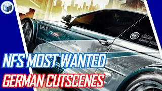 need for speed most wanted alle cutscenes auf deutsch nfs most wanted cutscenes german