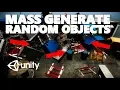 HOW TO MASS GENERATE RANDOM OBJECTS IN RANDOM PLACES WITH C UNITY TUTORIAL