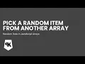 Pick a random item from another array