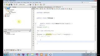 Using Command Line arguments in Java program written in netbeans