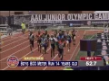 Brandon Miller World Record 1 51 800m 14-Yr-Old Age Group