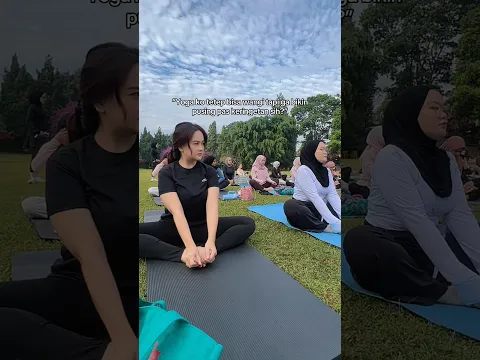 Parfum olahraga yoga pilates ga bikin pusing eneg walau keringetan udah pasti teratu CALM ZEN 🍵