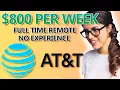AT T IS HIRING NO EXPERIENCE WORK FROM HOME REMOTE JOBS HIRING ASAP