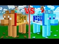 Semlaki und Billy: ARM vs REICH HUND Statuen Bau Challenge in Minecraft!
