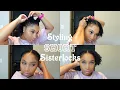 5 Easy Hairstyles For Short Sisterlocks Kera Nichelle