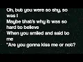 Thompson Square - Are You Gonna Kiss Me Or Not Lyrics