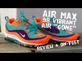 air max 98 vibrant air cone stockx unboxing review on-feet