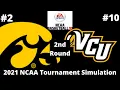 #2 Iowa vs #10 VCU - NCAA Basketball 10 Simulation!