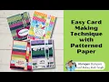 Card Making Technique with the Violet Dreams Suite Easy Handmade Cards
