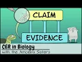 CER Claim Evidence Reasoning in Biology