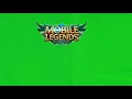 Green screen effect in Mobile legends