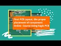 How to create PCB layout with eagle