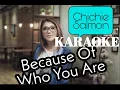 Download Lagu BECAUSE OF WHO YOU ARE  KARAOKE