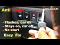 Toyota Anti Theft Light STAYS Solid Toyota Security Light Flashes while Driving or Car Won t Start
