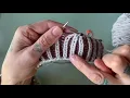 Brioche Knitting Tutorial BRK 4 ST DEC