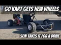 Son s First Go Kart Ride - I Got Parts From BMI Karts