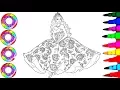 Disney s Barbie in Rainbow Dress Coloring Sheet Coloring Pages l How to Colo Learn Colors