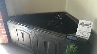 Look at this triangle hot tub
