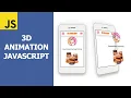 3D ANIMATION Vanilla JavaScript