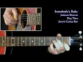Jackson Browne Somebody's Baby | Solo Acoustic | Guitar Arrangement Play Thru & Intro Lesson