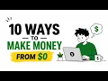 10 Ways to Make Money From 0 in 2026