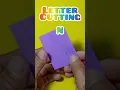 letter cutting N