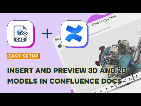 watch CAD 2D and 3D Model Viewer for Confluence video