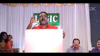 shaiju damodaran sir speech logic school of management 13th annual day u0026 winners day