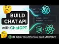 Build Chat API with Fine-Tuned ChatGPT in Node js Build AI Agent with MERN Stack Ep 11
