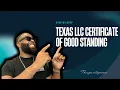 How to get a Certificate of Good Standing in Texas Step by step tutorial