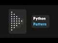 Print Star Pattern Using For Loop in Python