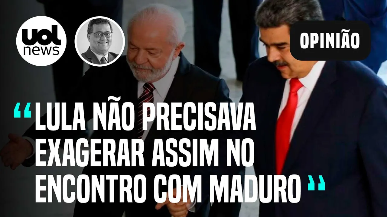 Maduro no Brasil: Lula acerta ao receber qualquer presidente, mas não precisava exagerar, diz Tales