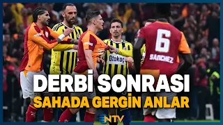 Son Dakika: Galatasaray Evinde Fenerbahçe'yi Yendi Maç Sonrası Saha Karıştı | NTV