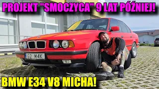 BMW e34 540i V8 ŁYSEGO! Projekt "Smoczyca" po 9 latach!