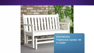 Buy Outdoor Gliders At Polywood Furniture