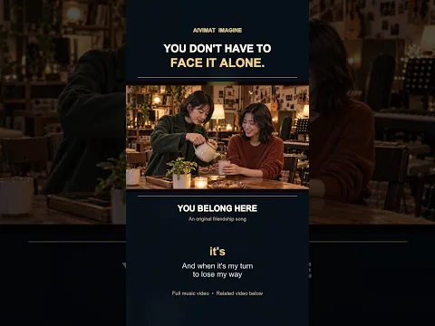 You Don't Have to Face It Alone | You Belong Here | AIVIMAT Imagine #Shorts