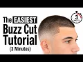 The EASIEST Buzz Cut Tutorial 3 Minutes