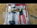 Harbor Freight Pittsburgh brake bleeder vacuum pump demo and review