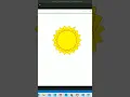 Draw sun using python turtle