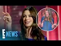 Pregnant Anne Hathaway Reacts to Fan Asking Her Baby s Sex E News