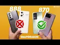 Snapdragon 870 vs 888 SHOCKING RESULTS DON T BUY THE WRONG PHONE