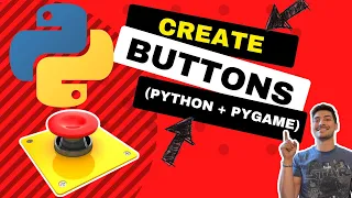 Create Buttons in PyGame Python Button Class Tutorial