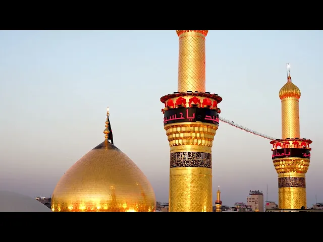 ⁣فيديوهات خام لقبة ومنارة الامام الحسين عليه السلام (5) بدون حقوق و بدقة 4k 60p