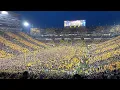 Iowa Hawkeyes Kinnick entrance against Penn State 2021 The Wave swarm the field after game