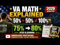 VA Math Explained Why 50 50 Doesn t Equal 100 VA Disability Ratings 2026