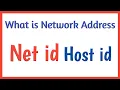 How to find Network address Net id and host id